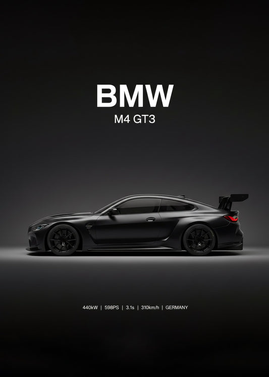 BMW M4 GTS black car