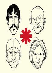 Red Hot Chili Peppers Caricat