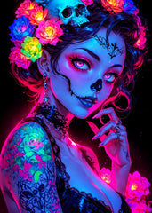 Beautiful Makeup Flower Girl