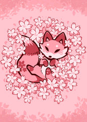 Cherry Blossom Fox