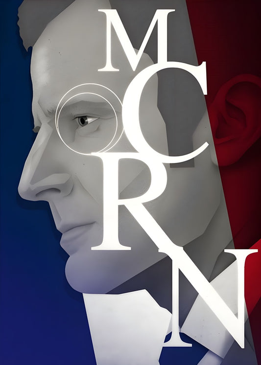Emmanuel Macron France Flag