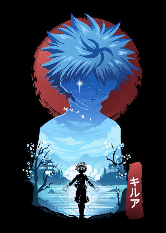 Killua zoldyck silhouette , hunter x hunter