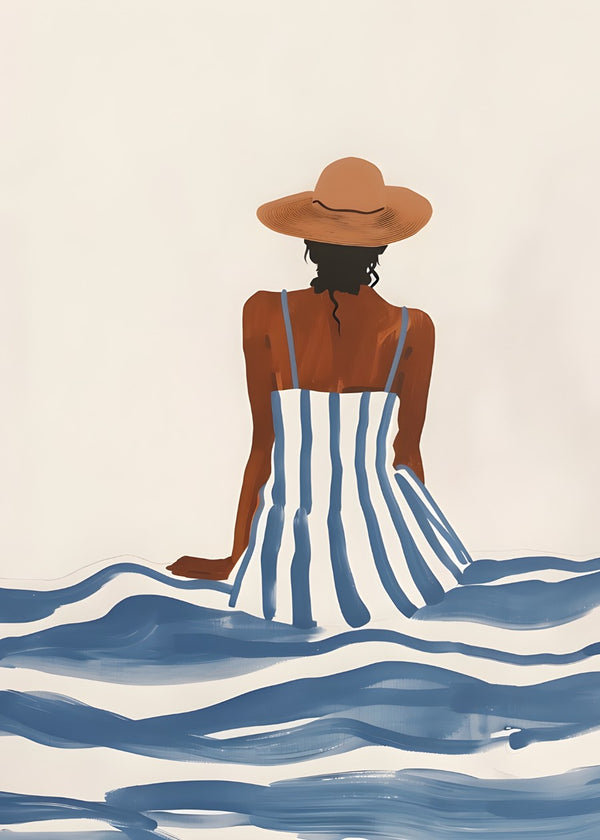 Ocean Gaze Minimalist Coastal