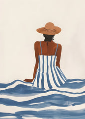 Ocean Gaze Minimalist Coastal