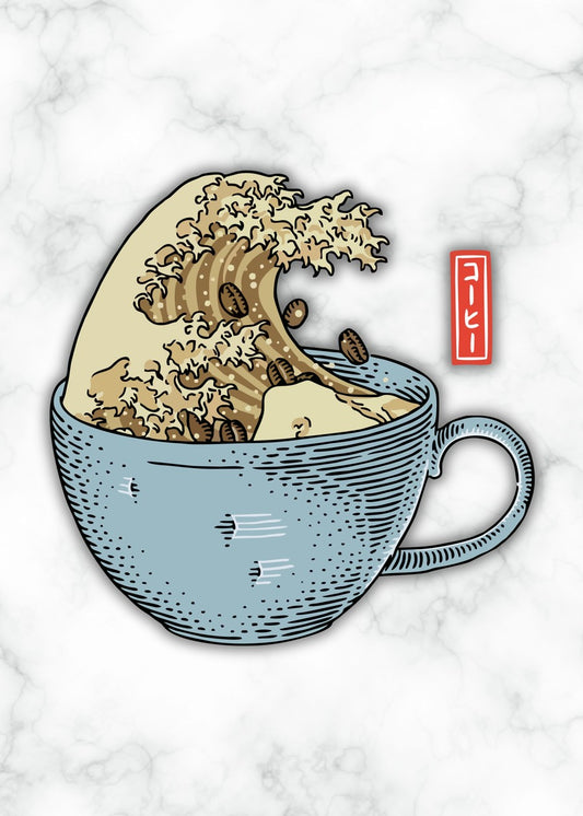 The Great Wave of Coffee