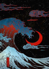 Vaporwave The Great Wave off Kanagawa