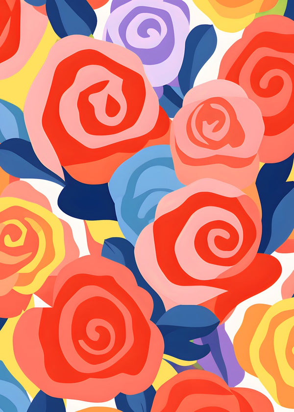 Bold Rose Pattern