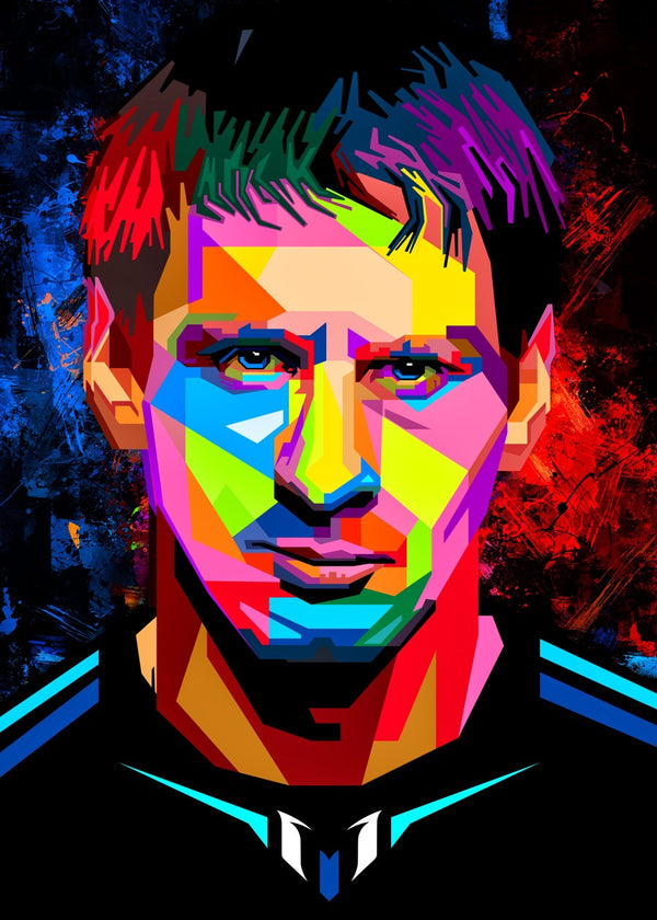 lionel messi portrait