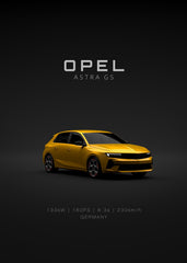 Opel Astra 2023 Yellow Front S