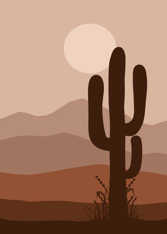 Desert Sunset Cactus