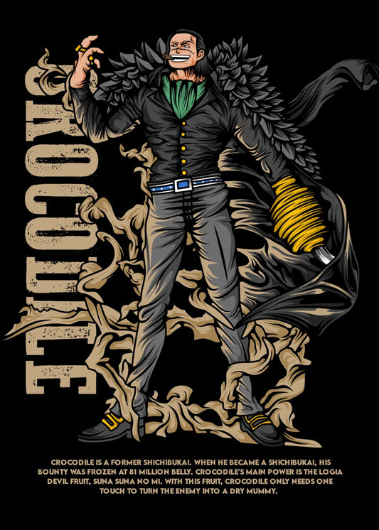 Crocodile Desert King Art