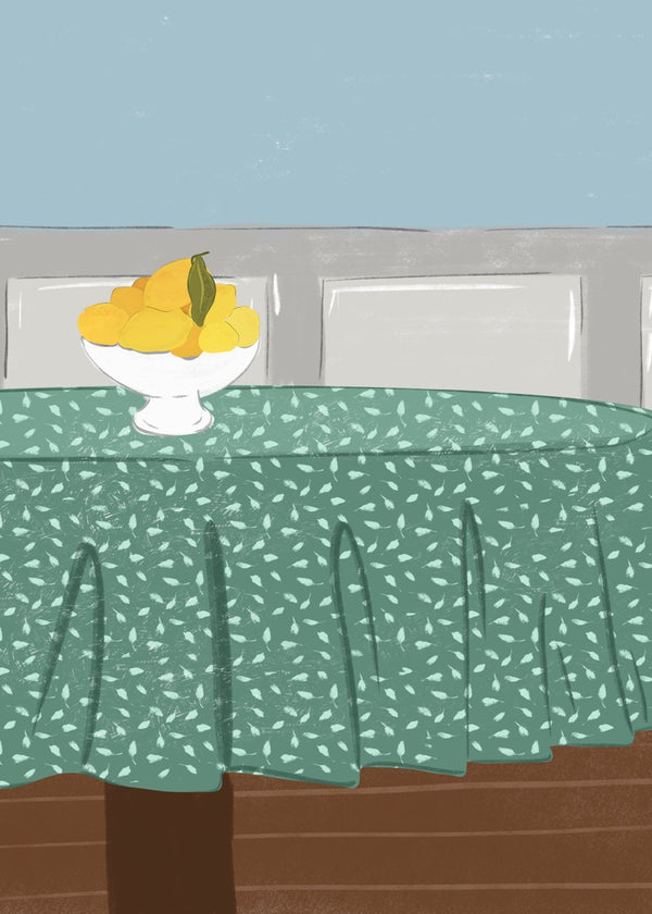 Lemon Table Scene
