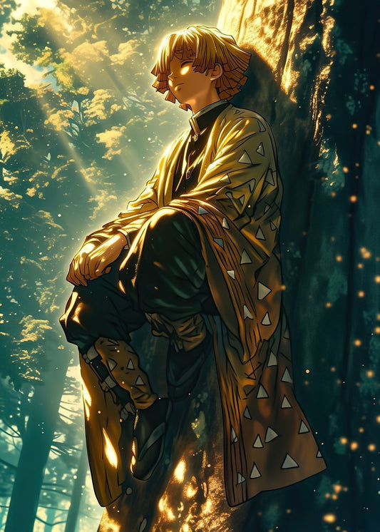 Zenitsu Agatsuma, demon slayer Kimetsu no Yaiba