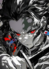 Monochrome Rage Tanjiro