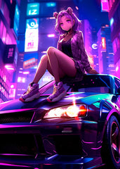 Vaporwave Car Meet