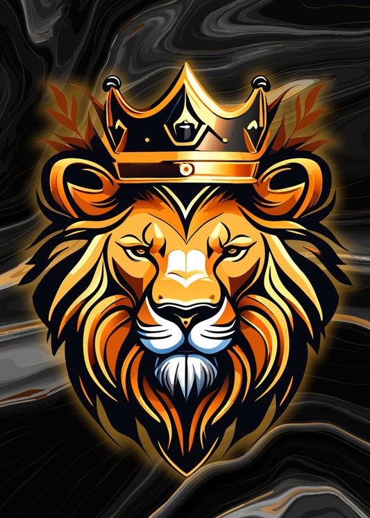 The Royal Lion wall art