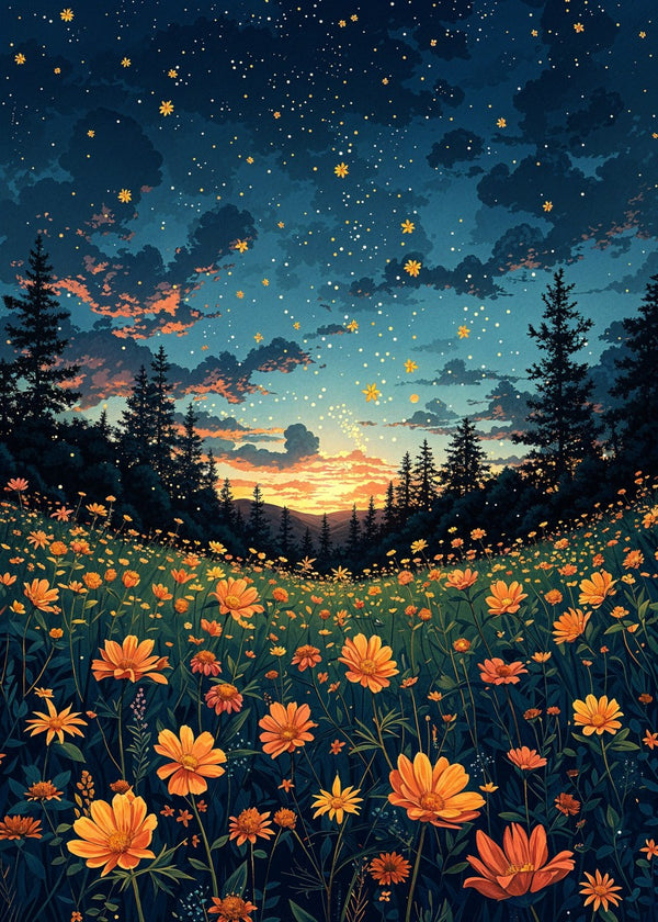 Field of Falling Stars