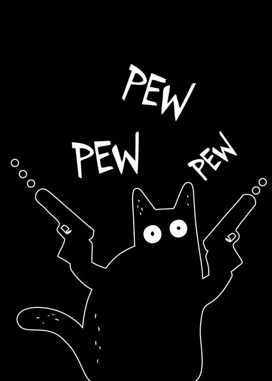 black cat guns pew