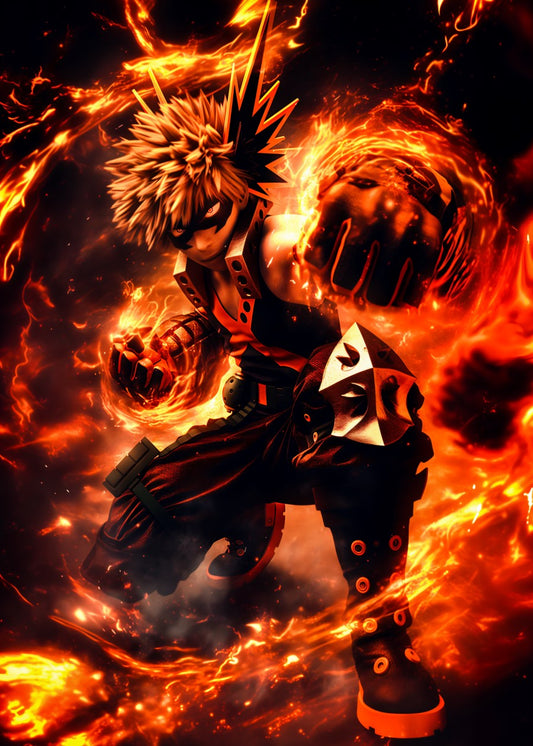 Katsuki Bakugo FlameBurst, My Hero Academia