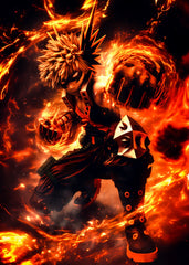 Katsuki Bakugo FlameBurst, My Hero Academia