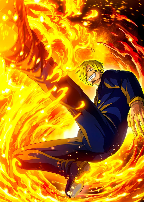 Sanji Flames Strike