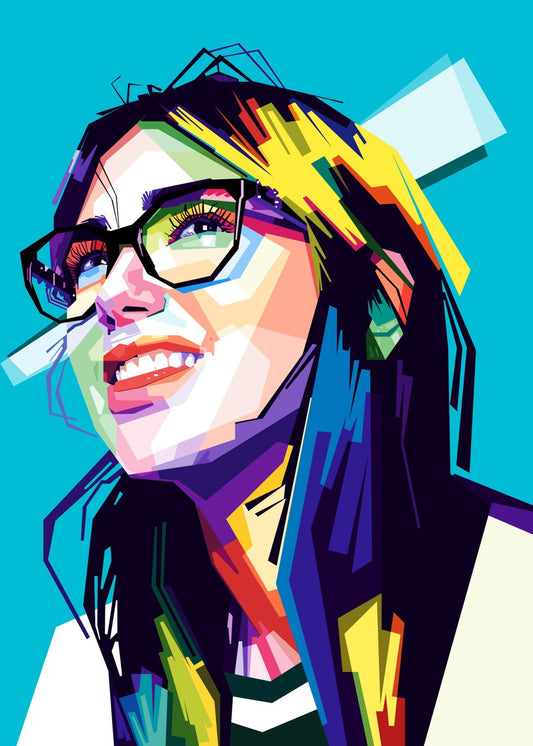 Dua Lipa WPAP Popart