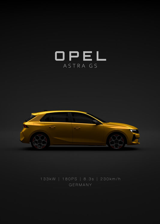Opel Astra 2023 Yellow