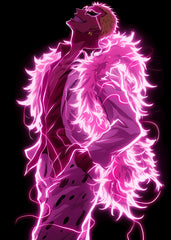 Donquixote Doflamingo Neon Portrait, One Piece