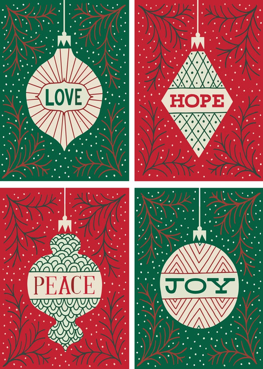 Love Hope Peace Joy Art