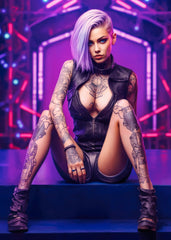 Tattoo Cyberpunk Girl