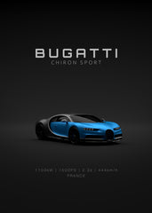 Bugatti Chiron Sport - Blue Fr