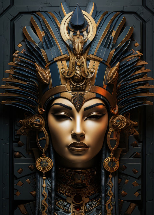 Golden Pharaonic Queen