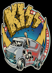 KISS Band Van Illustration