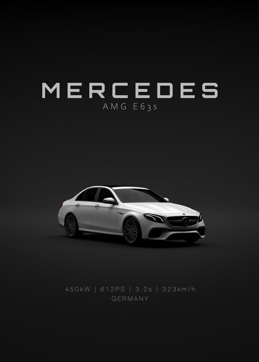 Mercedes Benz E63 S AMG White