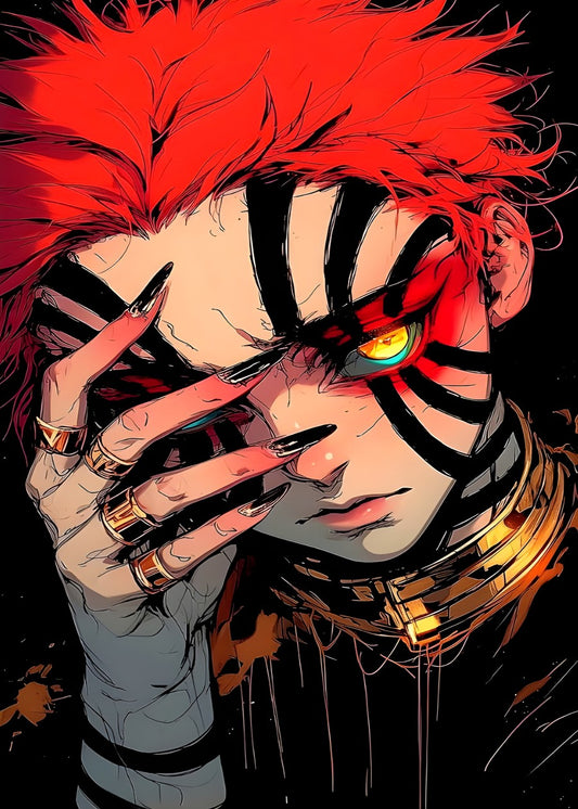 Akaza Intense Stylized, Demon Slayer Kimetsu no Yaiba