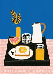 Modern Breakfast Art Print