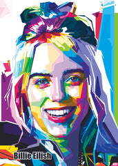Billie Eilish Smile WPAP