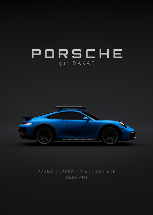 Porsche 911 Dakar -Shark Blue