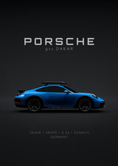 Porsche 911 Dakar -Shark Blue
