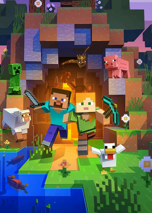 minecraft on action