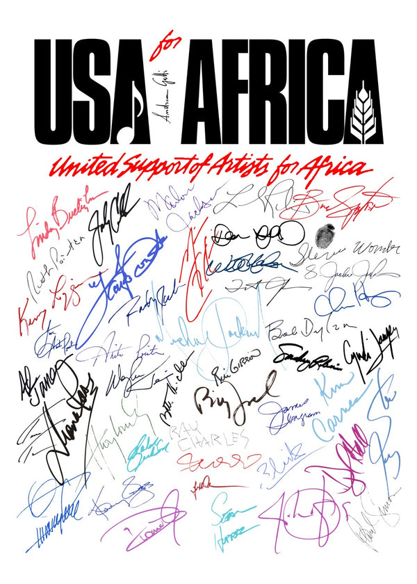 Usa For Africa black
