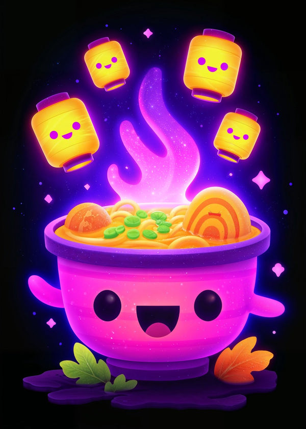 Kawaii Noodle Bowl Glow