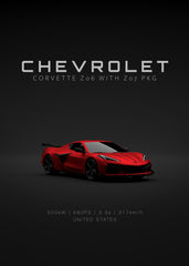 Chevrolet Corvette C8 - Red Fr