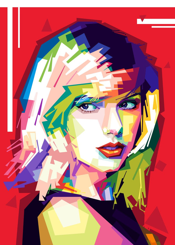 Taylor Swift WPAP Popart
