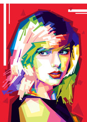 Taylor Swift WPAP Popart