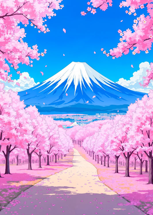 Cherry Blossom Japan fuji 