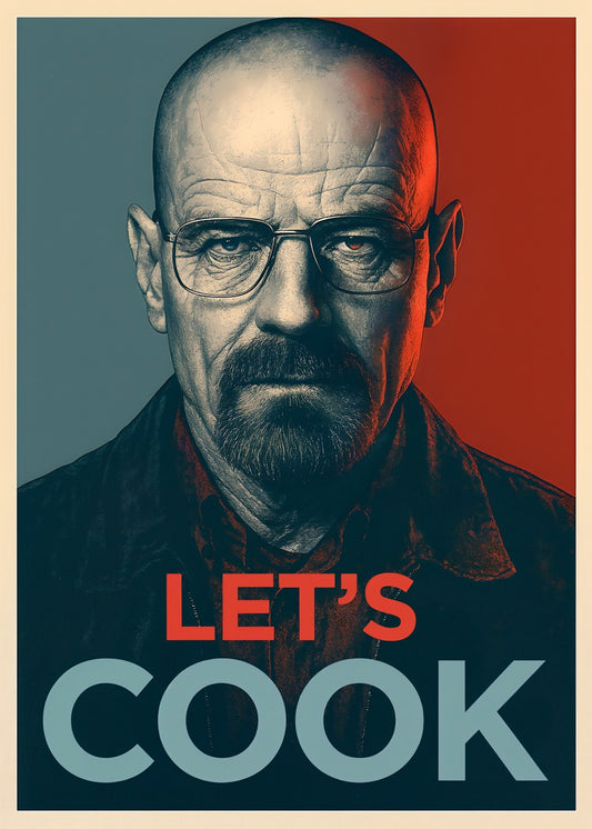 Walter White Let's Cook Art