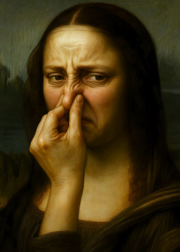 Mona Lisa Bathroom Humour