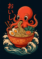 Ramen Octopus Japanese