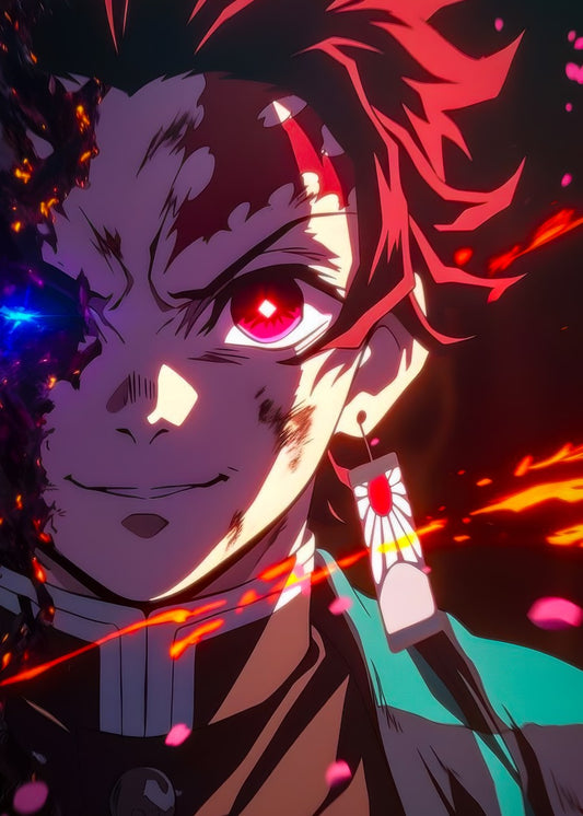 Tanjiro Battle Face